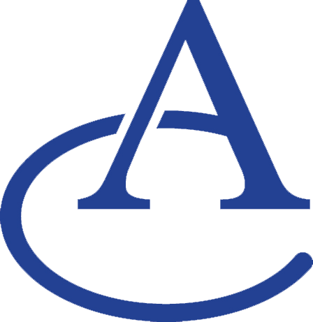 AC logo in dark mode