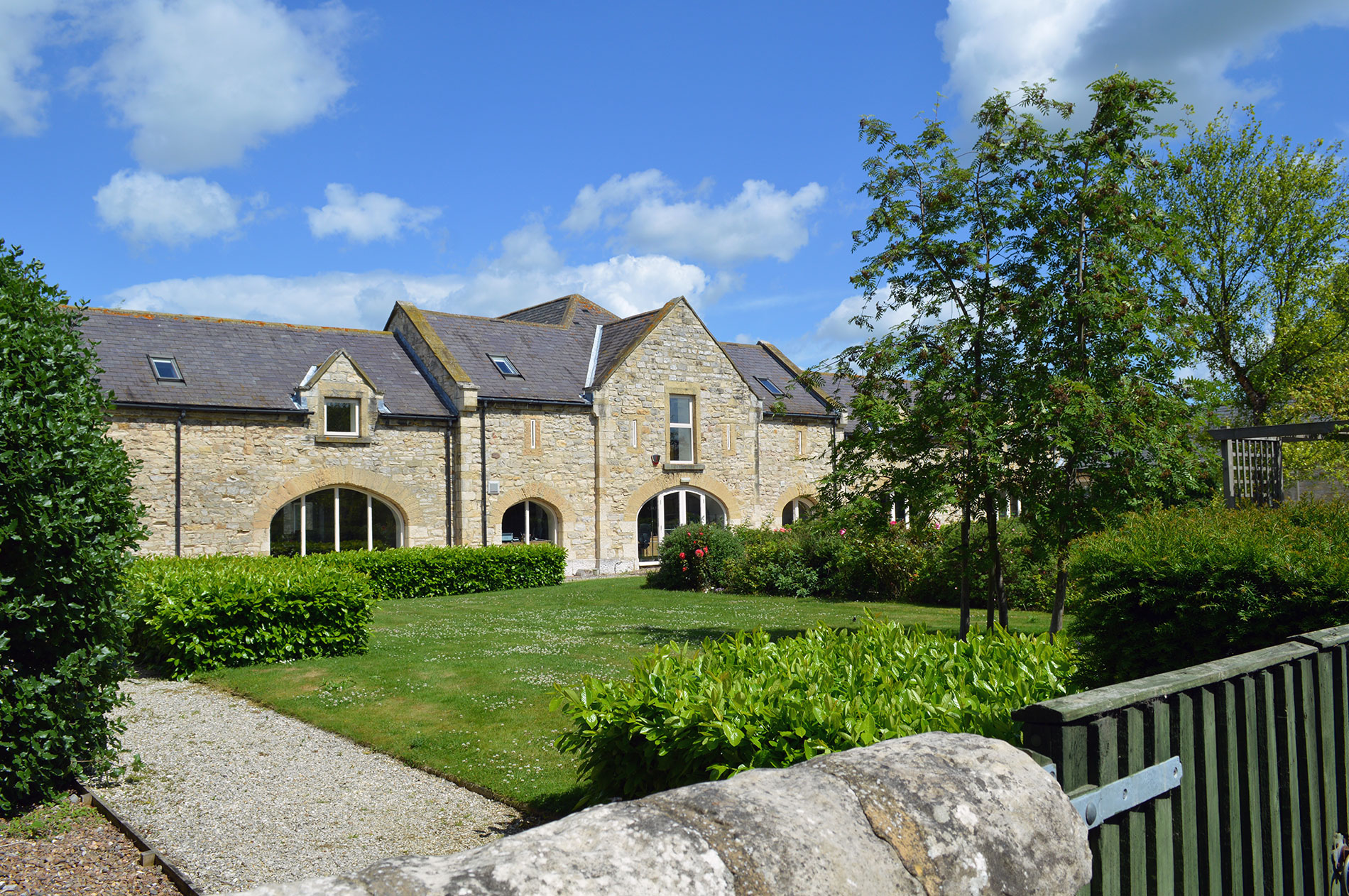 ChTC’s stone-built offices and gardens in Yorkshire